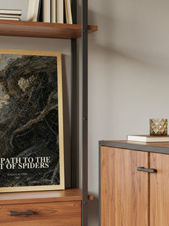 The Path to the Nest of Spiders book watercolour illustration paper finish options – matte satin gloss