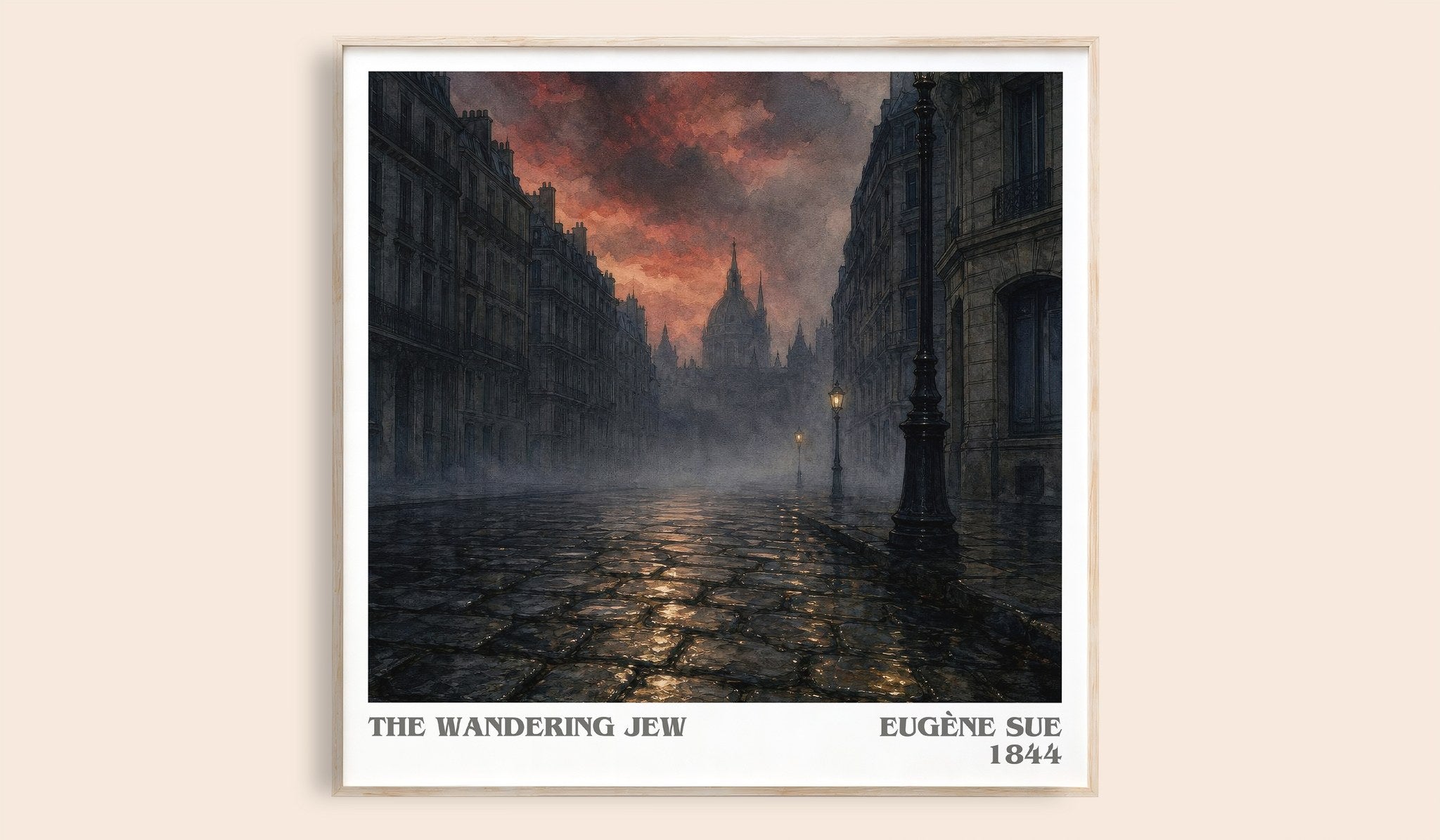 The Wandering Jew Literary Art Print by Eugène Sue