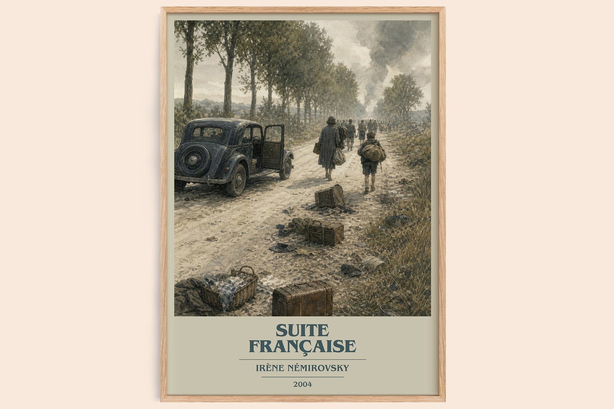 Suite Française Book Cover Poster by Irène Némirovsky