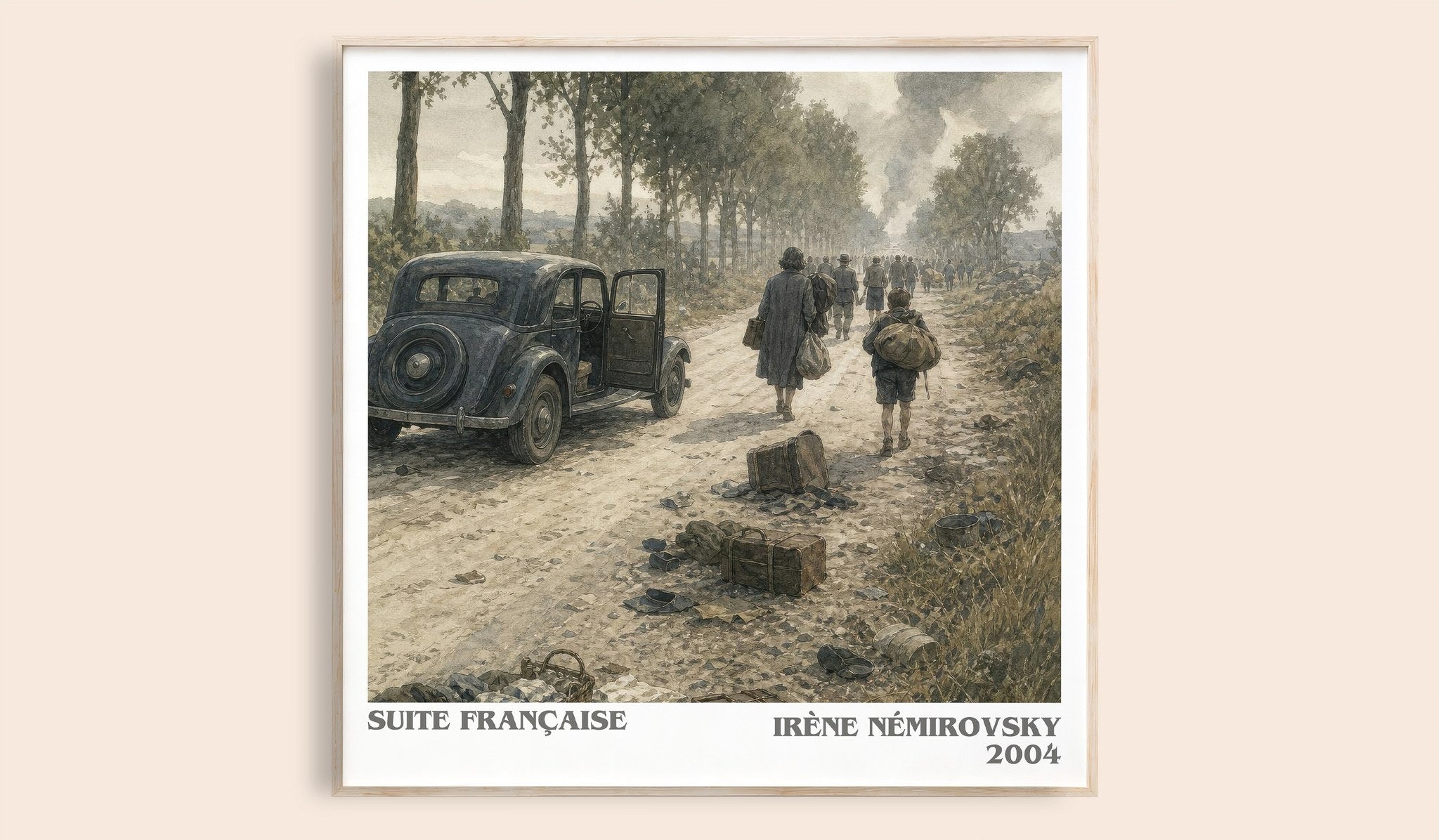 Suite Française Literary Art Print by Irène Némirovsky