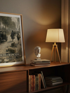 Suite Française watercolour print on bookshelf – Irène Némirovsky fan gift