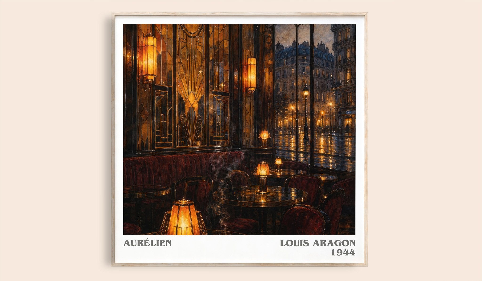 Aurélien Literary Art Print by Louis Aragon