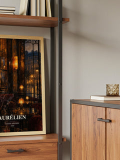 Aurélien book watercolour illustration paper finish options – matte satin gloss