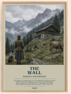 The Wall Bookish Wall Art by Marlen Haushofer – framed poster