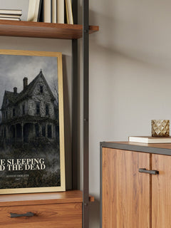 The Sleeping And The Dead book watercolour illustration paper finish options – matte satin gloss