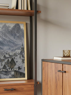 A King Alone book watercolour illustration paper finish options – matte satin gloss