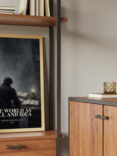 The World as Will and Idea book watercolour illustration paper finish options – matte satin gloss