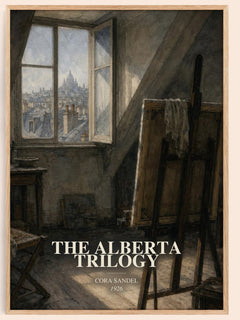 The Alberta Trilogy watercolour book poster by Cora Sandel – framed literary art print