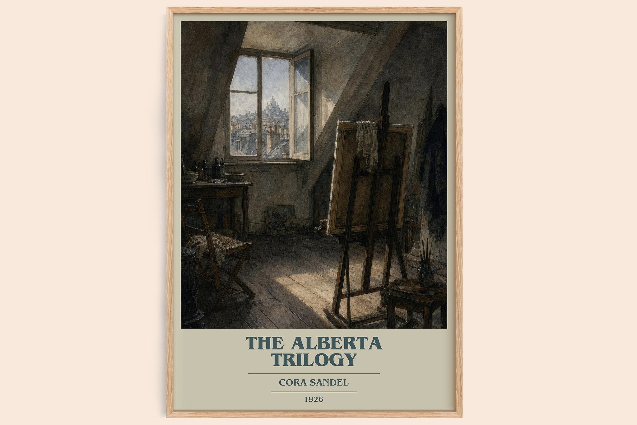 The Alberta Trilogy Book Cover Poster by Cora Sandel
