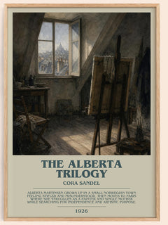 The Alberta Trilogy Bookish Wall Art by Cora Sandel – framed poster
