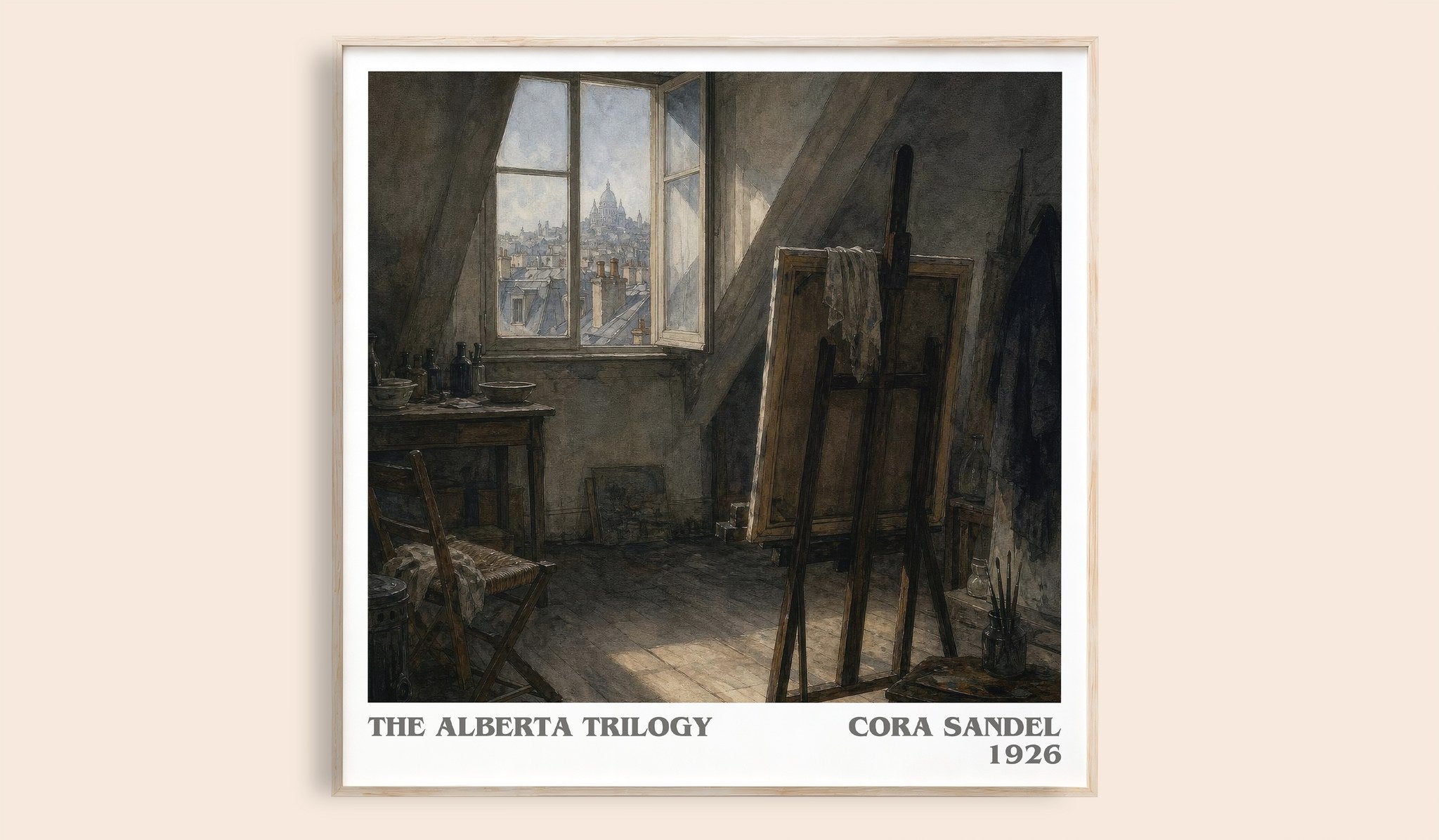 The Alberta Trilogy Literary Art Print by Cora Sandel