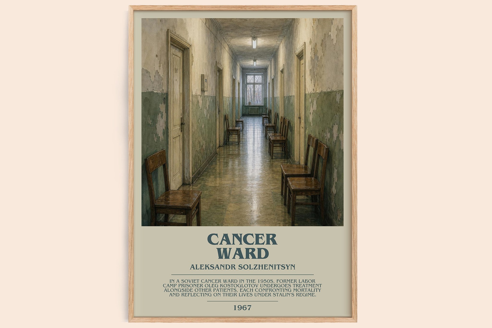 Cancer Ward Bookish Wall Art by Aleksandr Solzhenitsyn