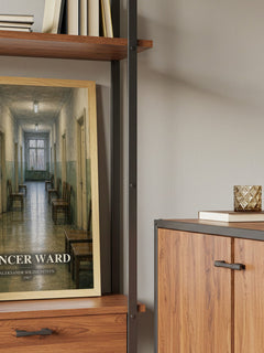 Cancer Ward book watercolour illustration paper finish options – matte satin gloss