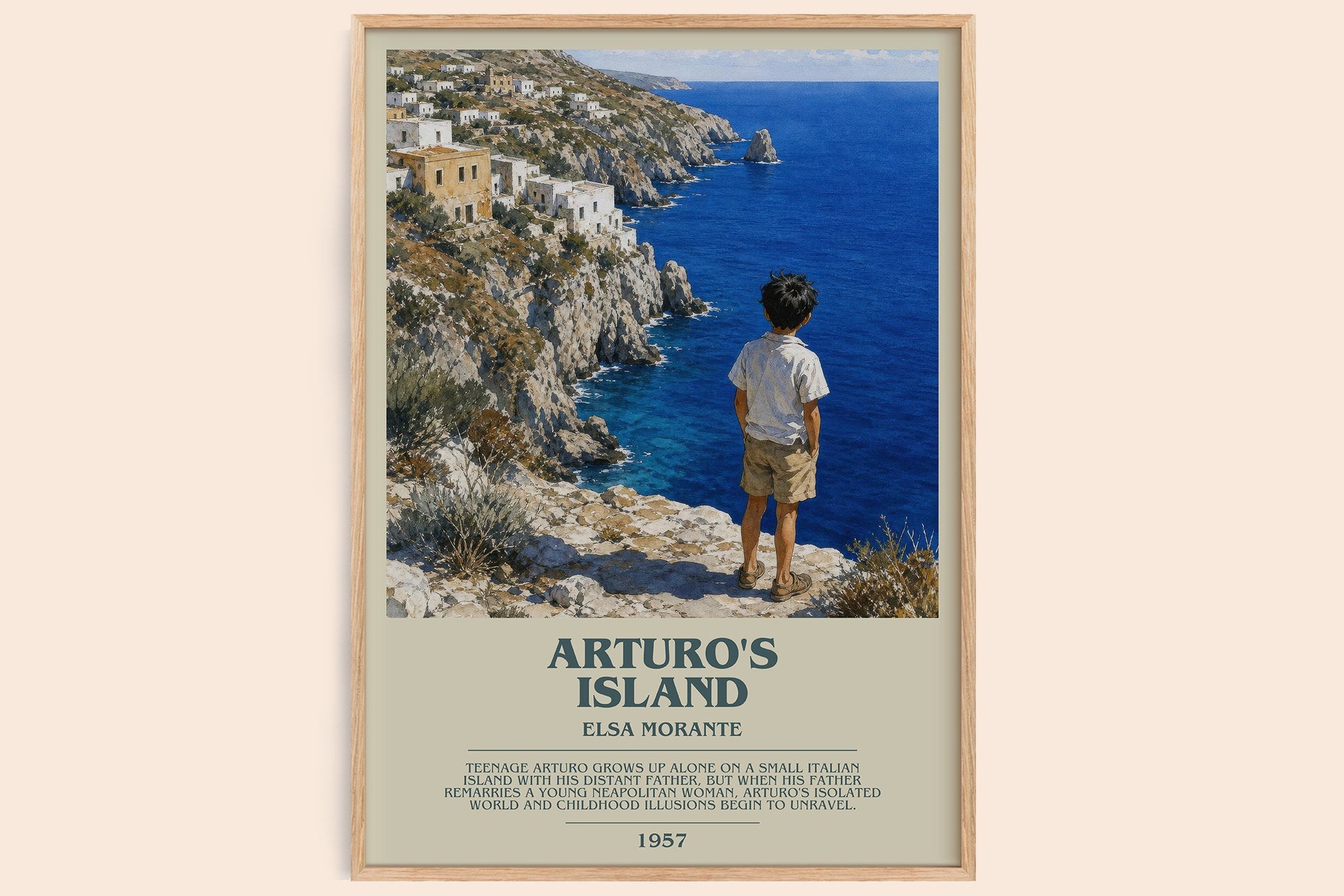 Arturo's Island Bookish Wall Art by Elsa Morante