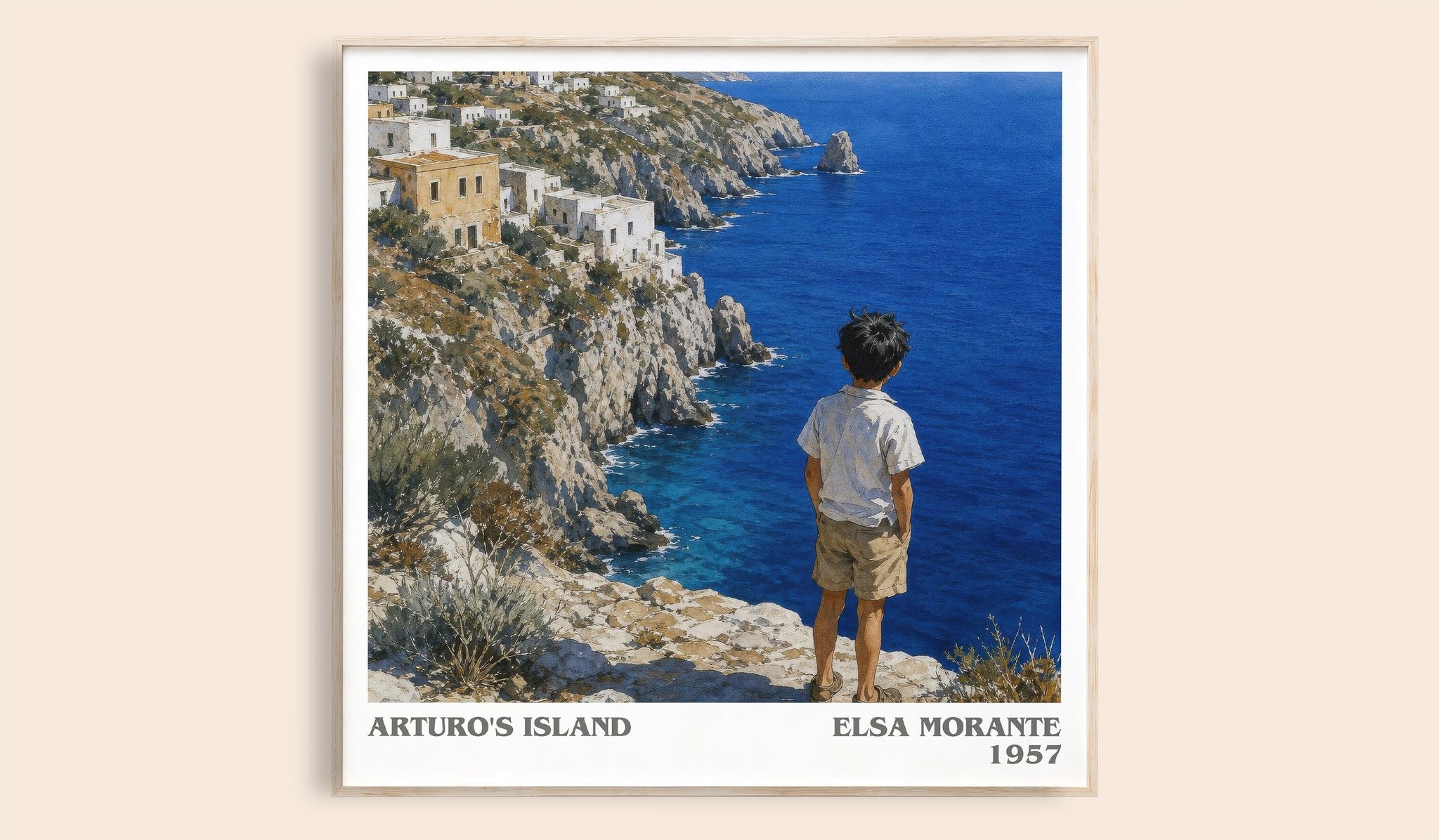Arturo's Island Literary Art Print by Elsa Morante