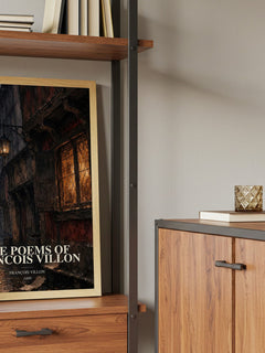 The Poems of Francois Villon book watercolour illustration paper finish options – matte satin gloss