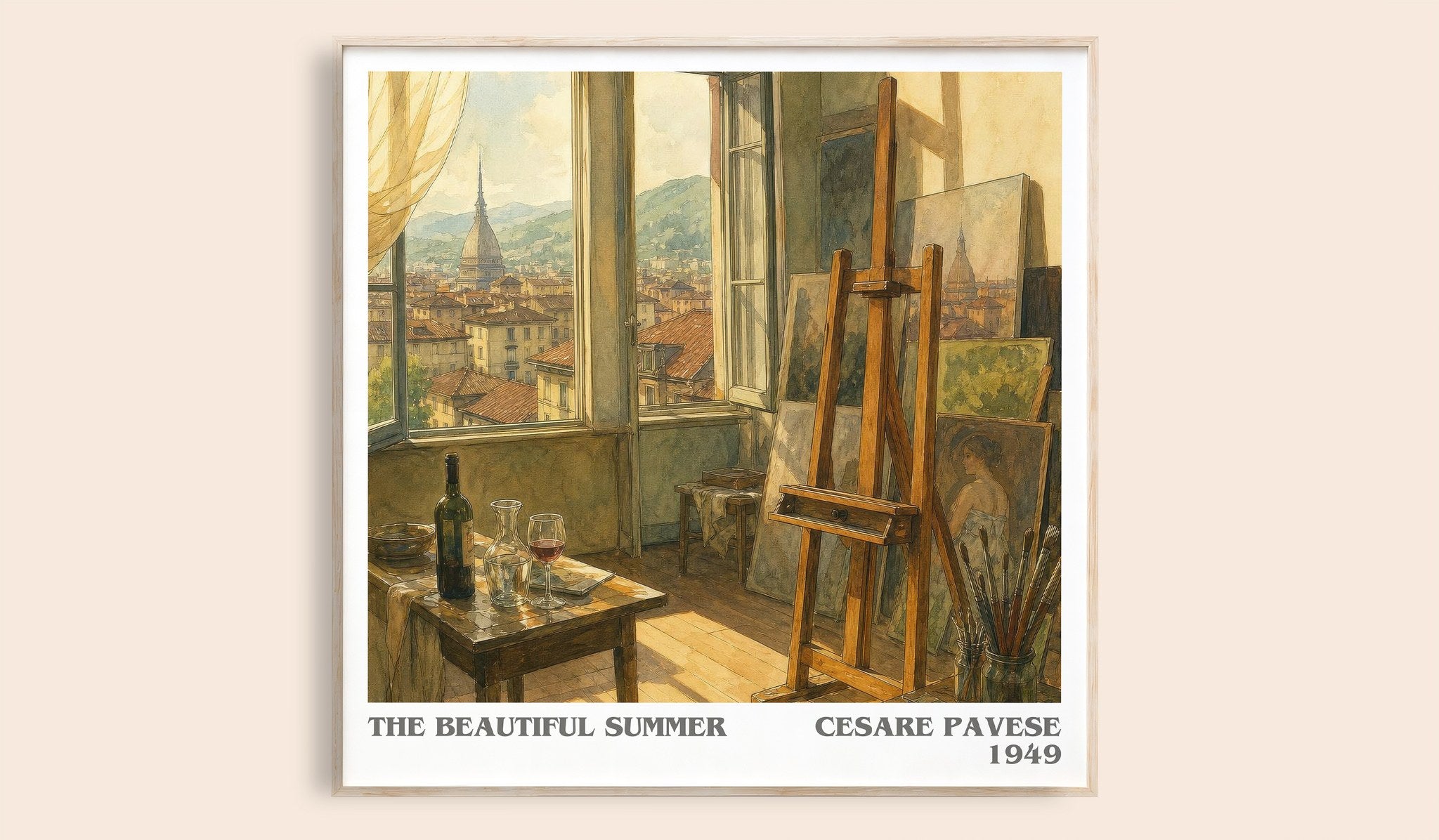 The Beautiful Summer Literary Art Print by Cesare Pavese