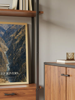 Deep Rivers book watercolour illustration paper finish options – matte satin gloss