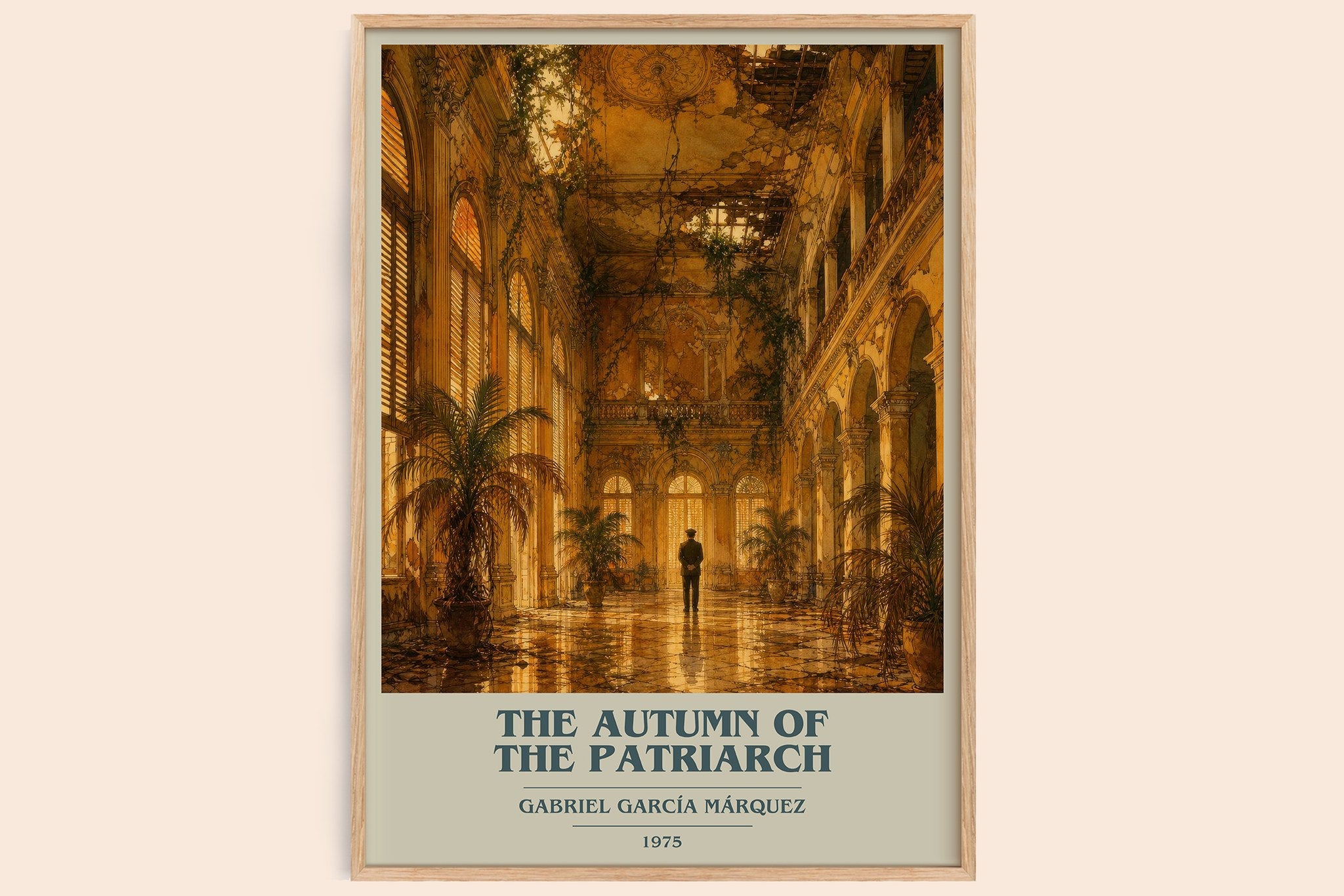 Autumn of the Patriarch Book Cover Poster by Gabriel García Márquez