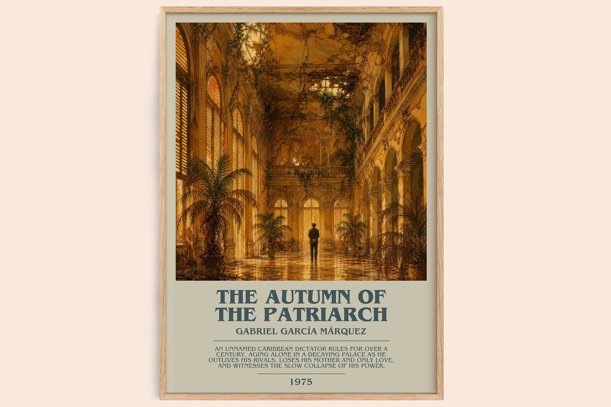 The Autumn of the Patriarch Bookish Wall Art by Gabriel García Márquez