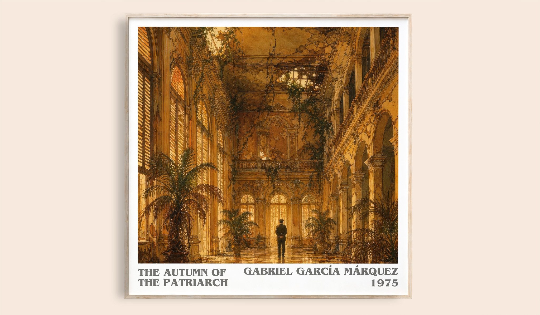 Autumn of the Patriarch Literary Art Print by Gabriel García Márquez