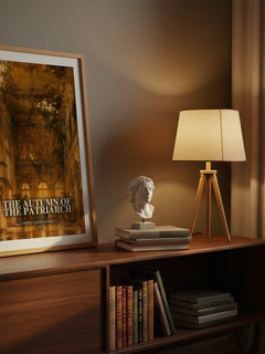 The Autumn of the Patriarch watercolour print on bookshelf – Gabriel García Márquez fan gift