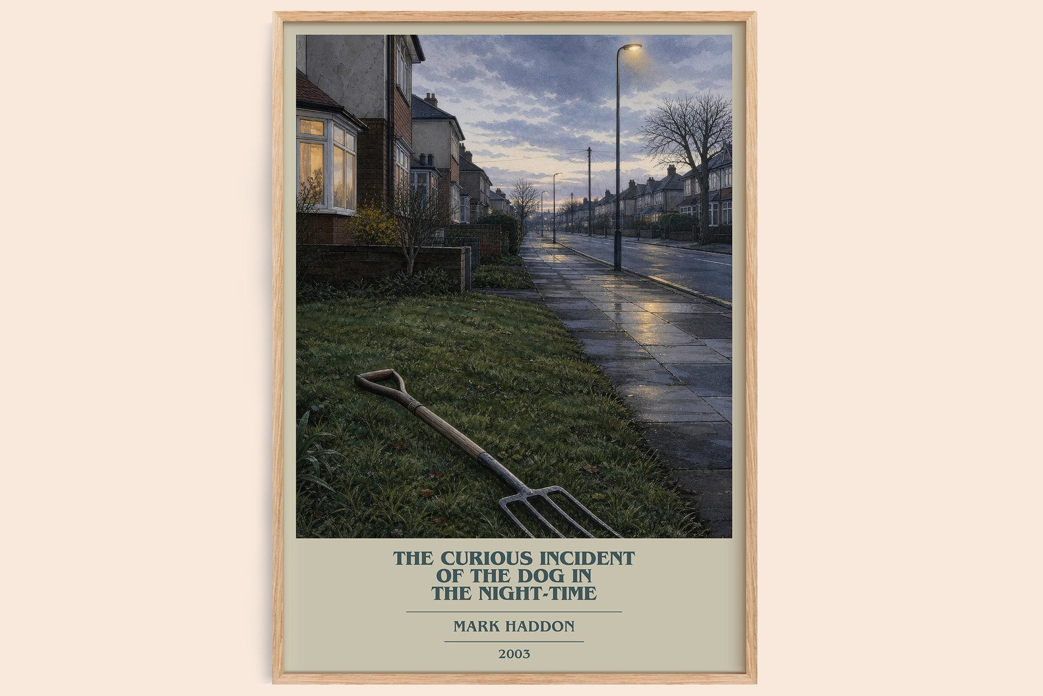 Curious Incident of the Dog in the Night-time Book Cover Poster by Mark Haddon