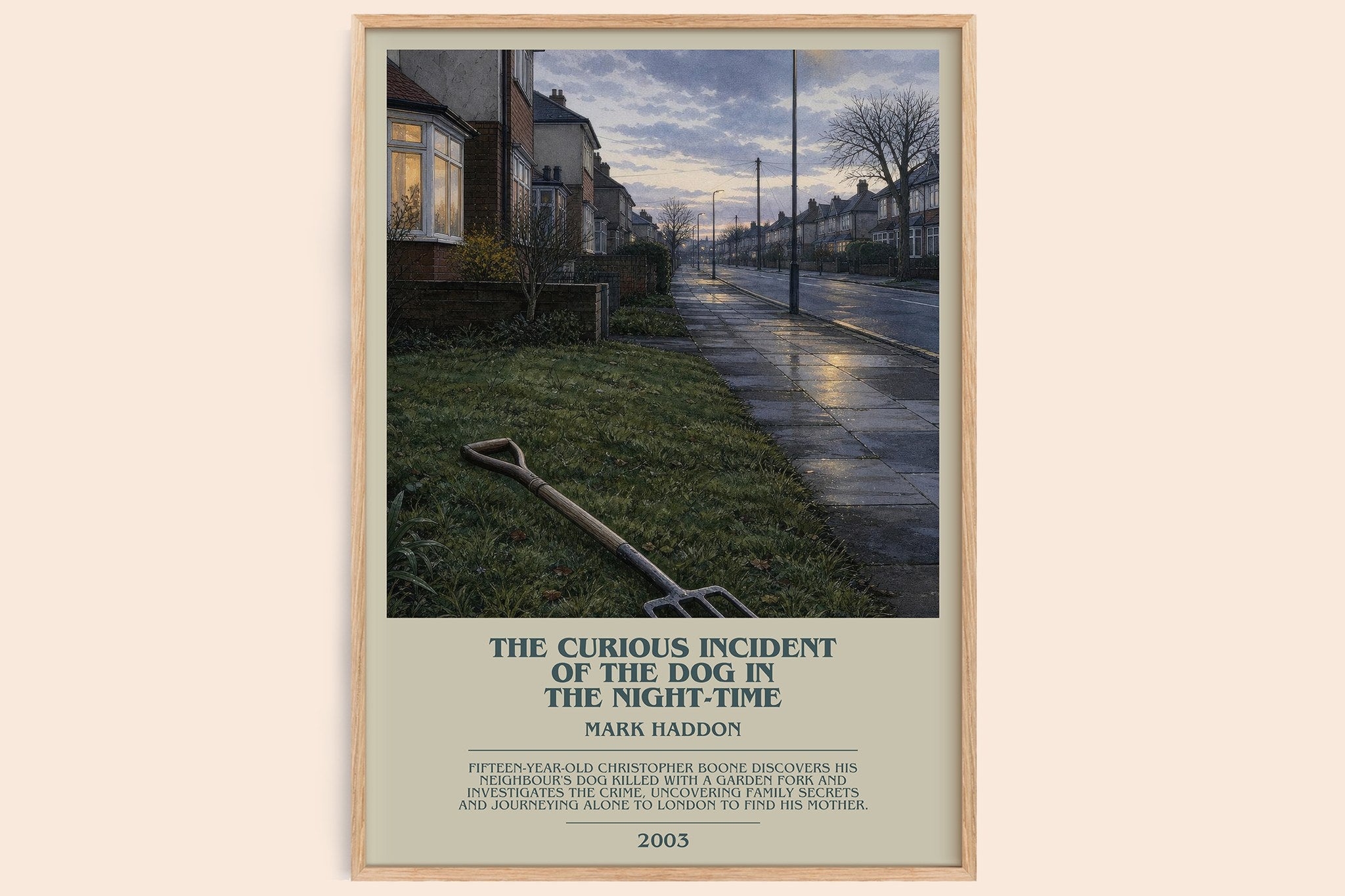 Curious Incident of the Dog in the Night-time Bookish Wall Art by Mark Haddon