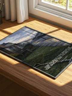 The Curious Incident of the Dog in the Night-time watercolour book poster framed on wall – contemporary fiction wall art