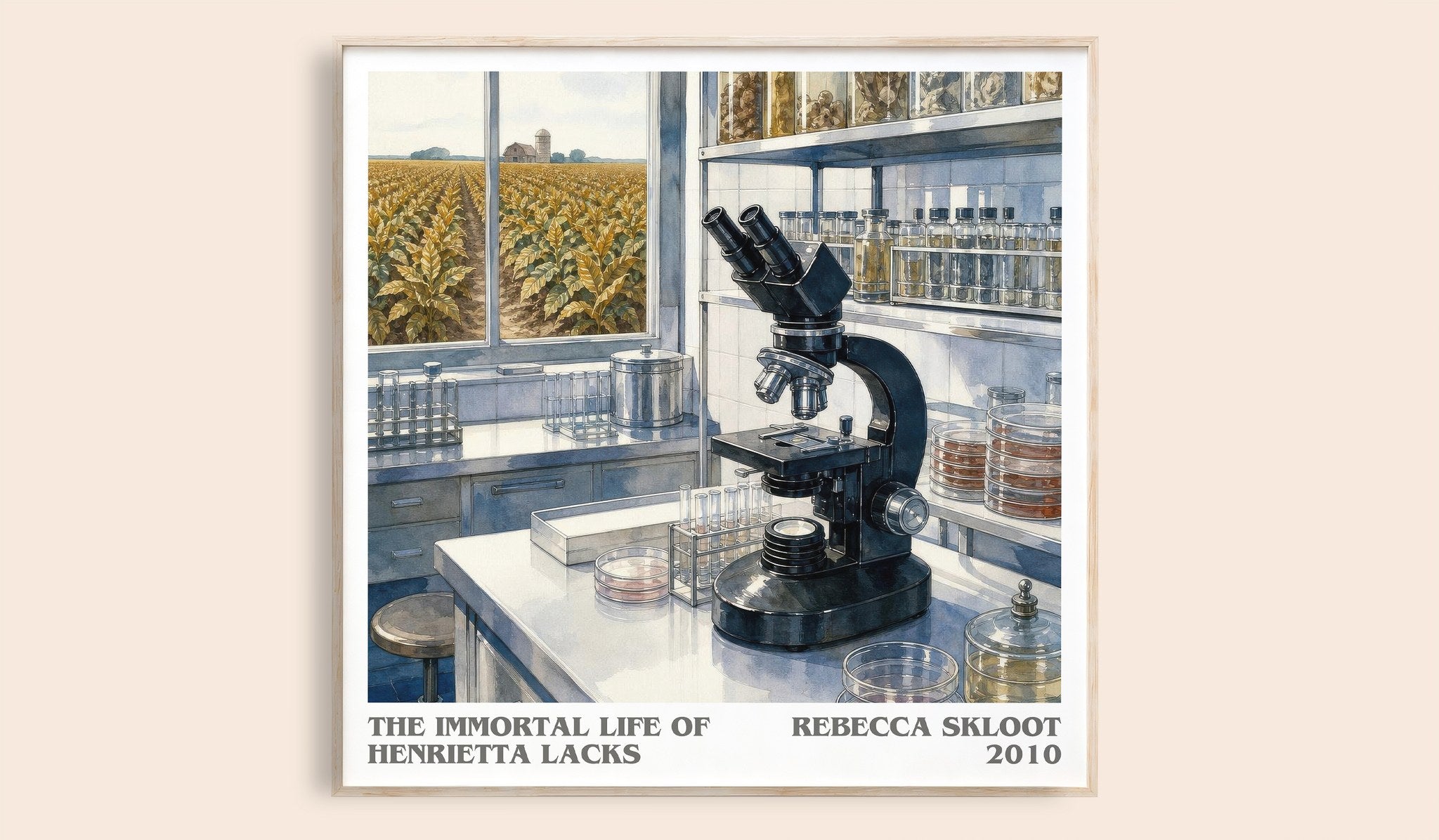 Immortal Life of Henrietta Lacks Literary Art Print by Rebecca Skloot