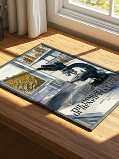 The Immortal Life of Henrietta Lacks watercolour book poster framed on wall – non fiction wall art