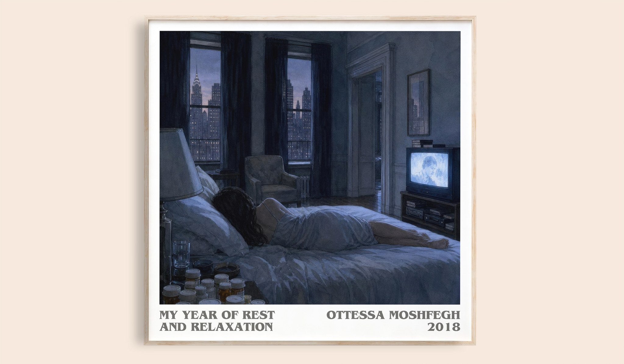 My Year of Rest and Relaxation Literary Art Print by Ottessa Moshfegh