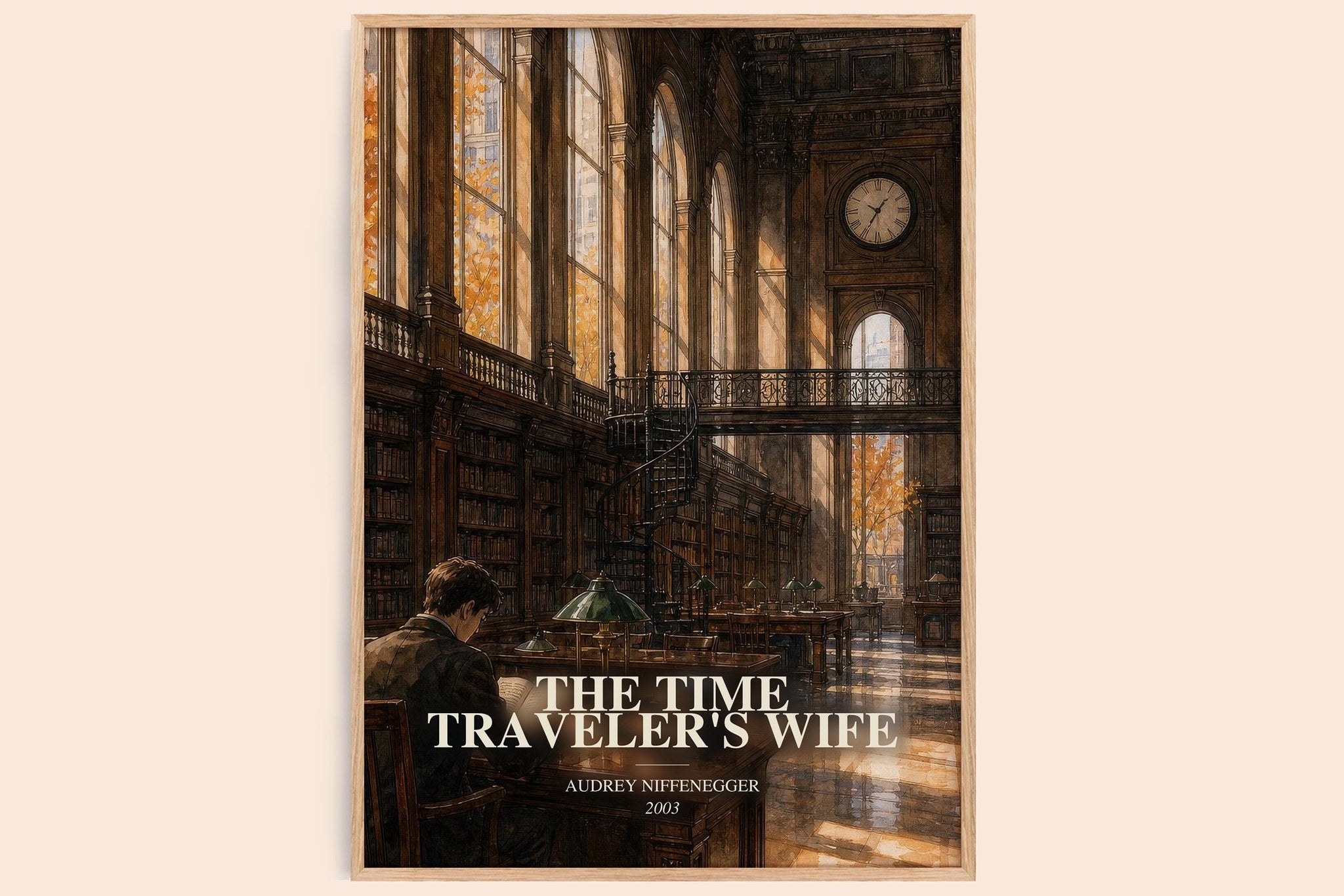 Time Traveler's Wife Book Watercolour Illustration by A. Niffenegger