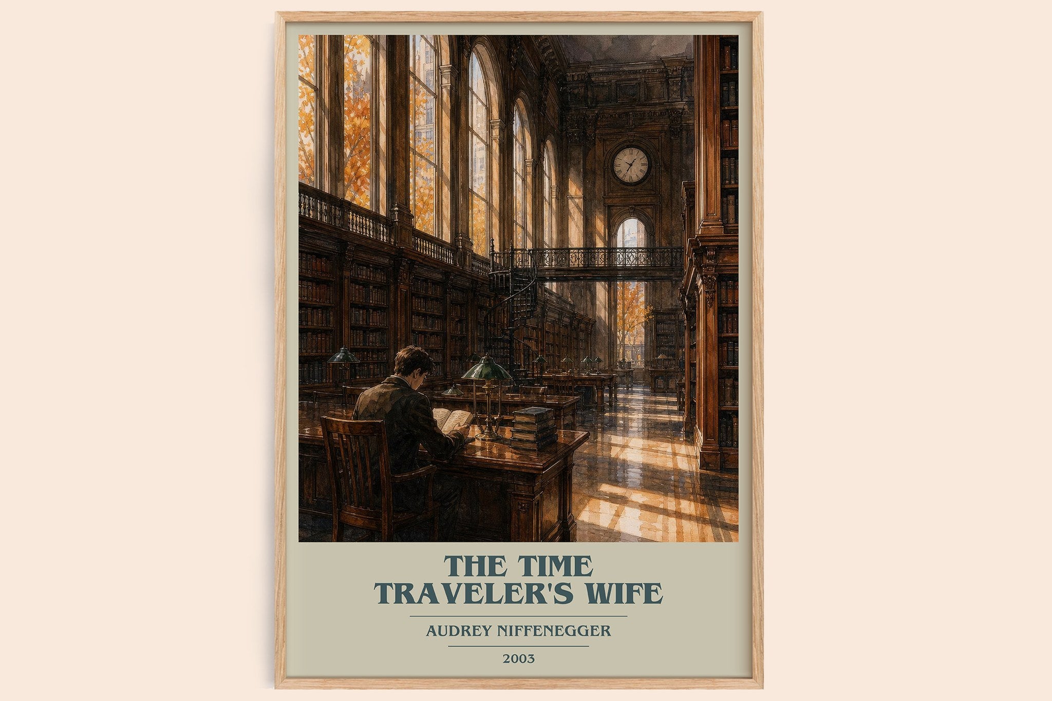 The Time Traveler's Wife Book Cover Poster by Audrey Niffenegger