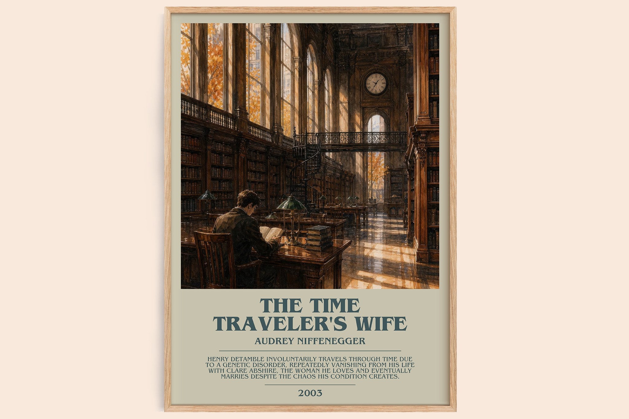 The Time Traveler's Wife Bookish Wall Art by Audrey Niffenegger
