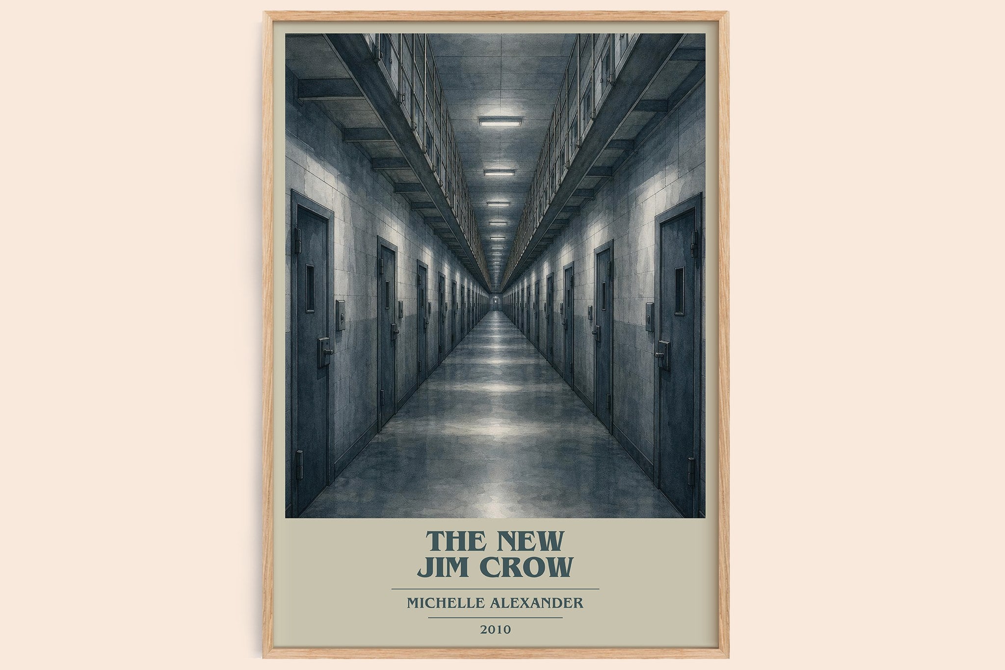 The New Jim Crow Book Cover Poster by Michelle Alexander
