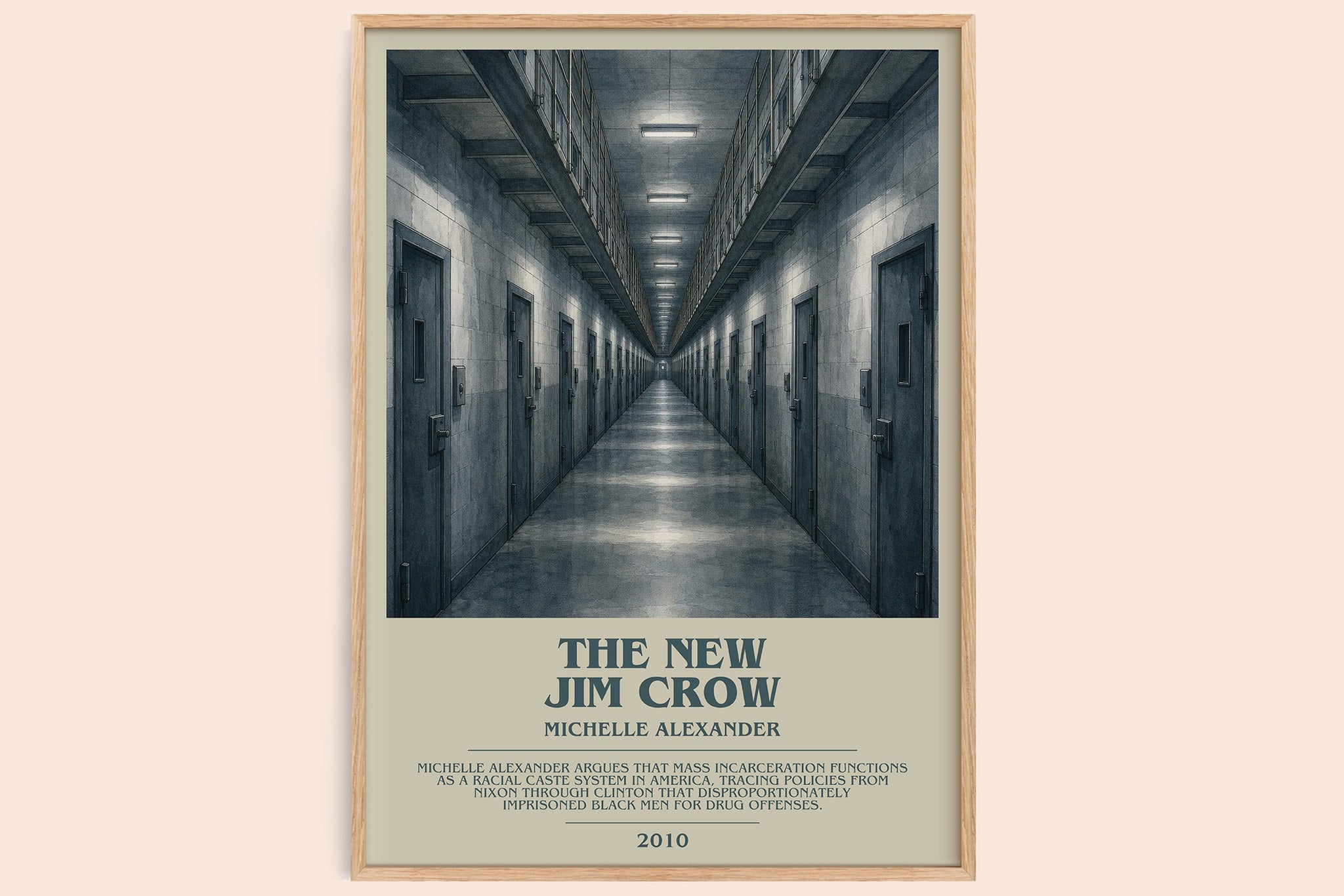 The New Jim Crow Bookish Wall Art by Michelle Alexander