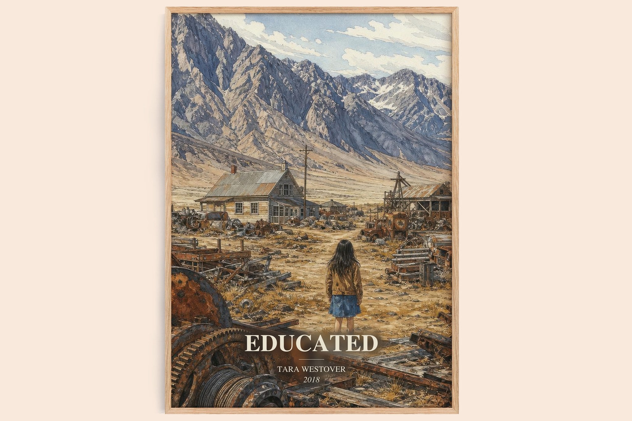 Educated Book Watercolour Illustration by Tara Westover