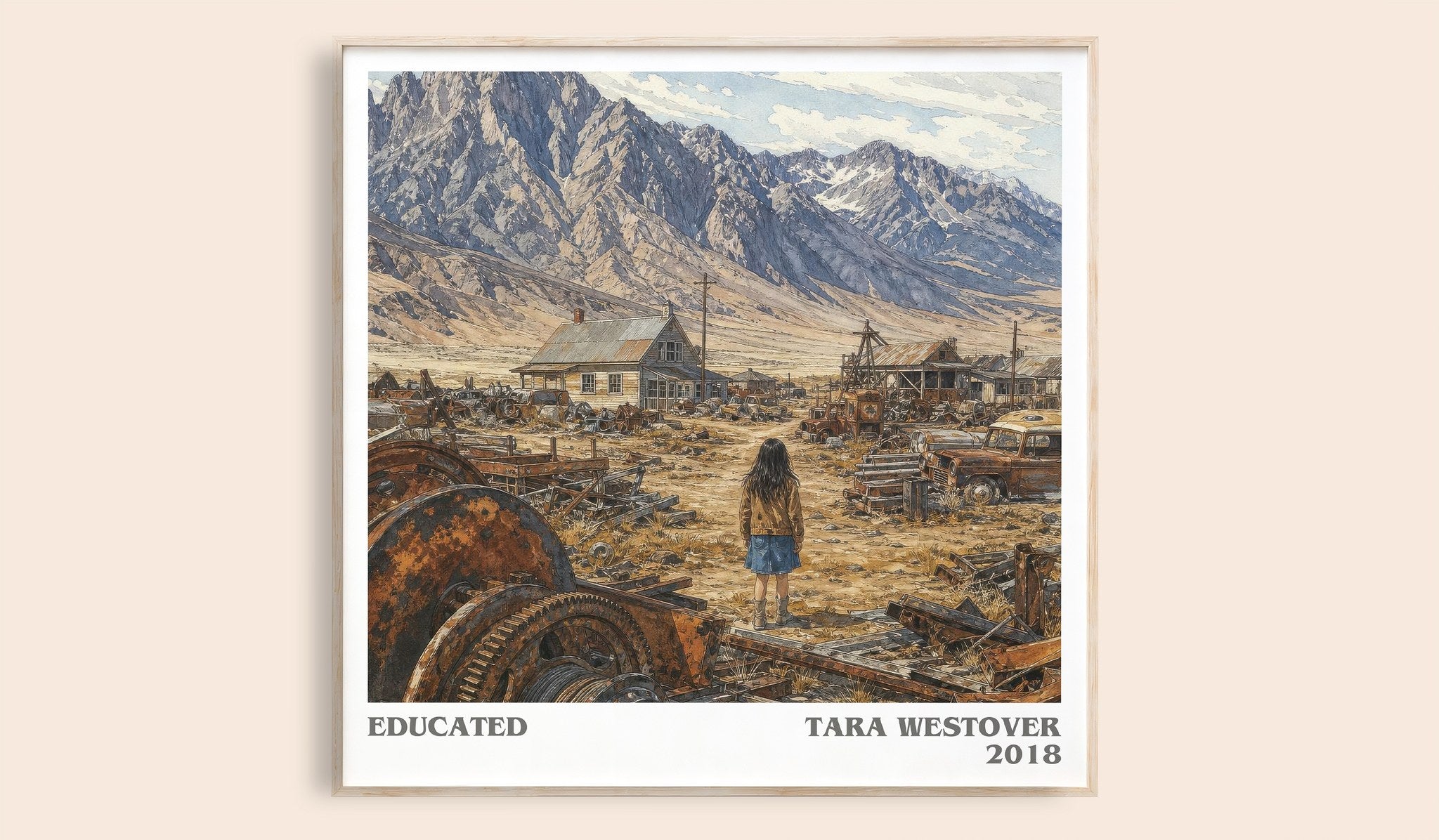 Educated Literary Art Print by Tara Westover