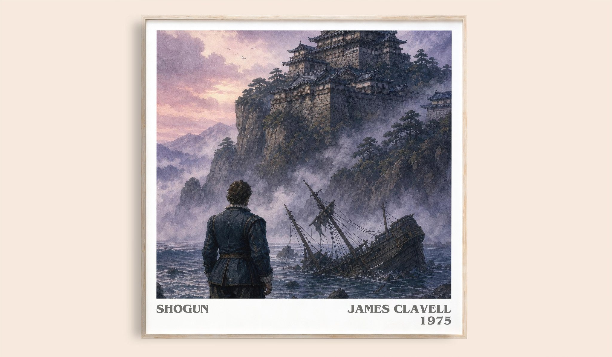 Shogun Literary Art Print by James Clavell