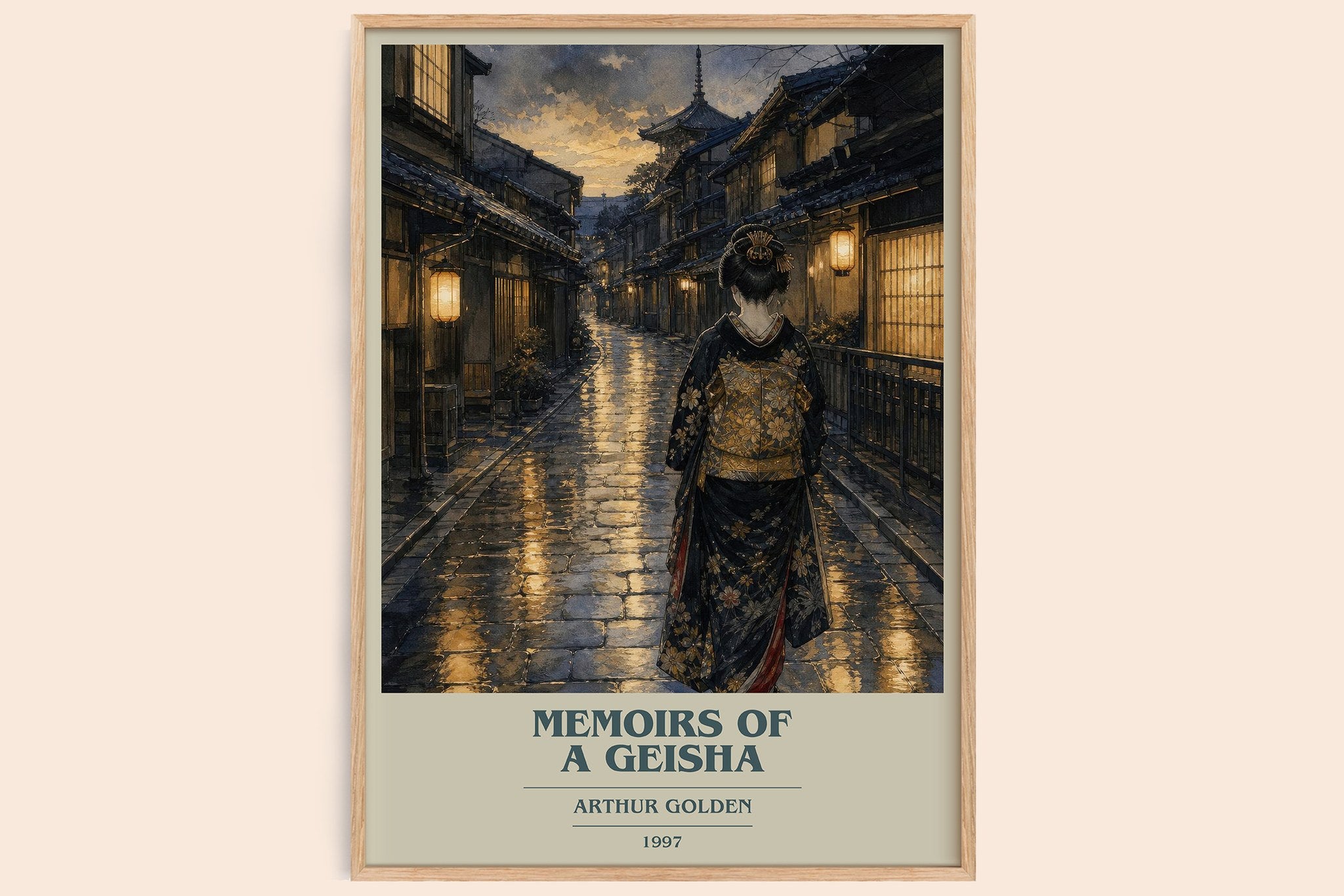 Memoirs of a Geisha Book Cover Poster by Arthur Golden