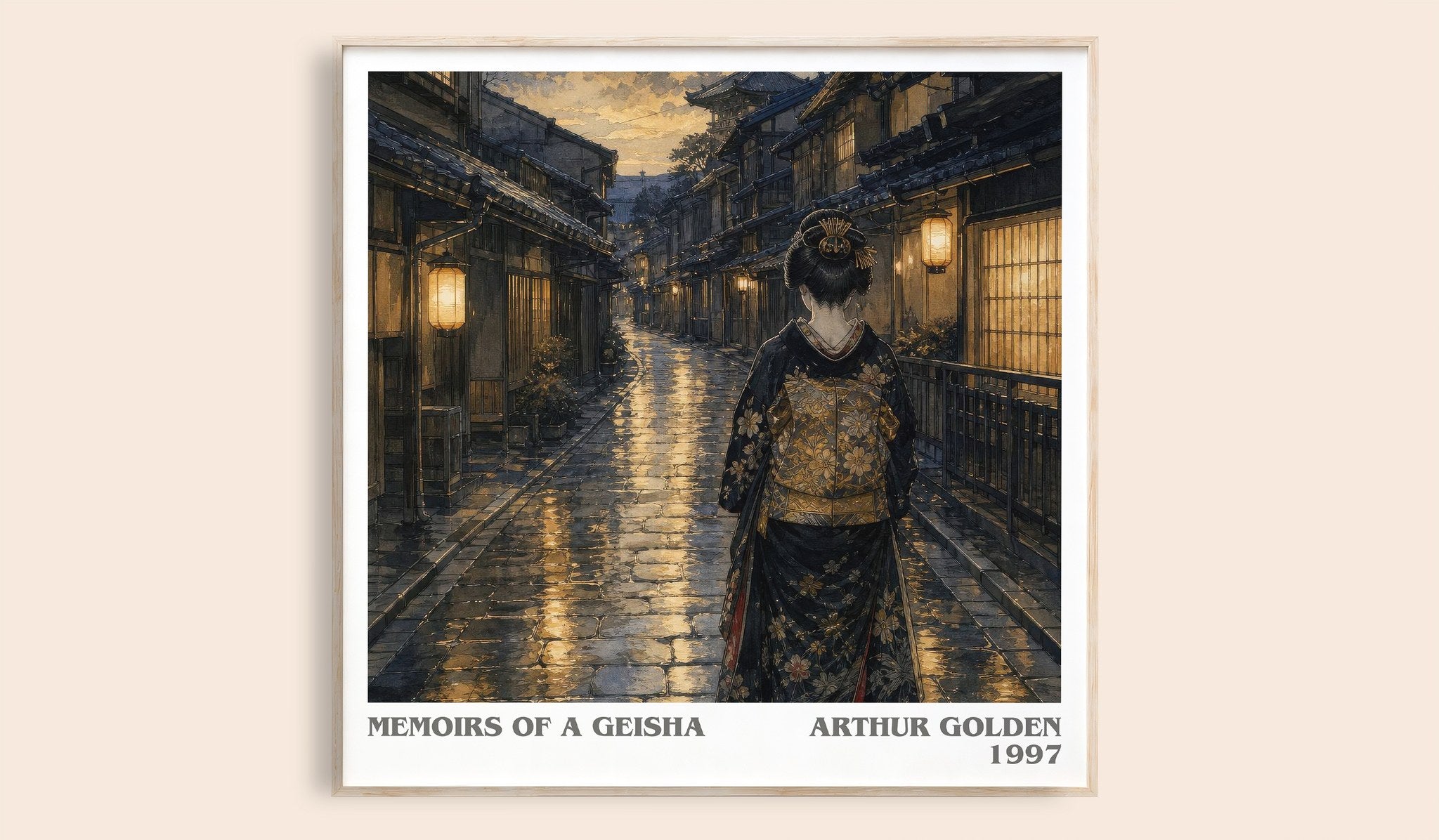 Memoirs of a Geisha Literary Art Print by Arthur Golden