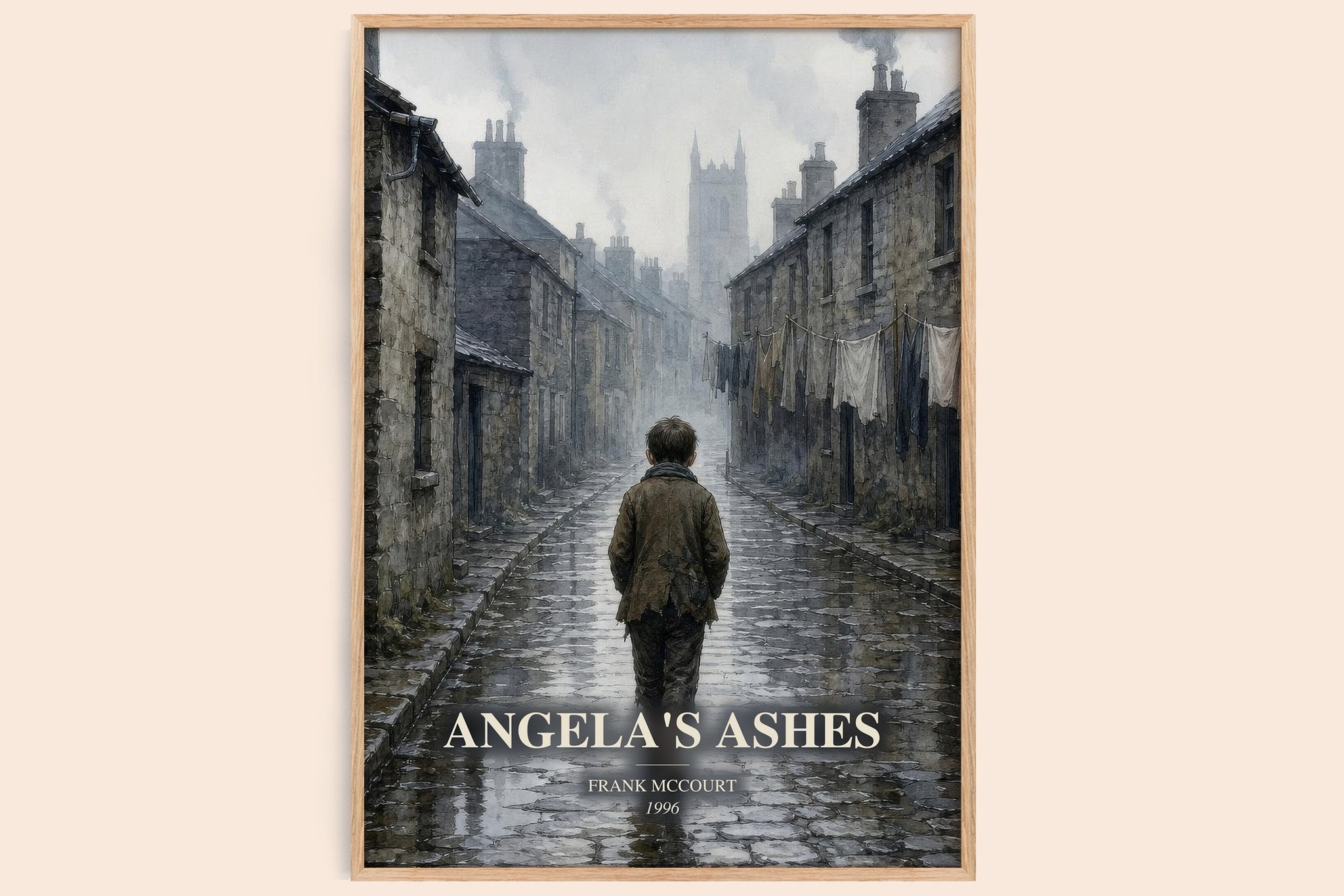 Angela's Ashes Book Watercolour Illustration by Frank McCourt