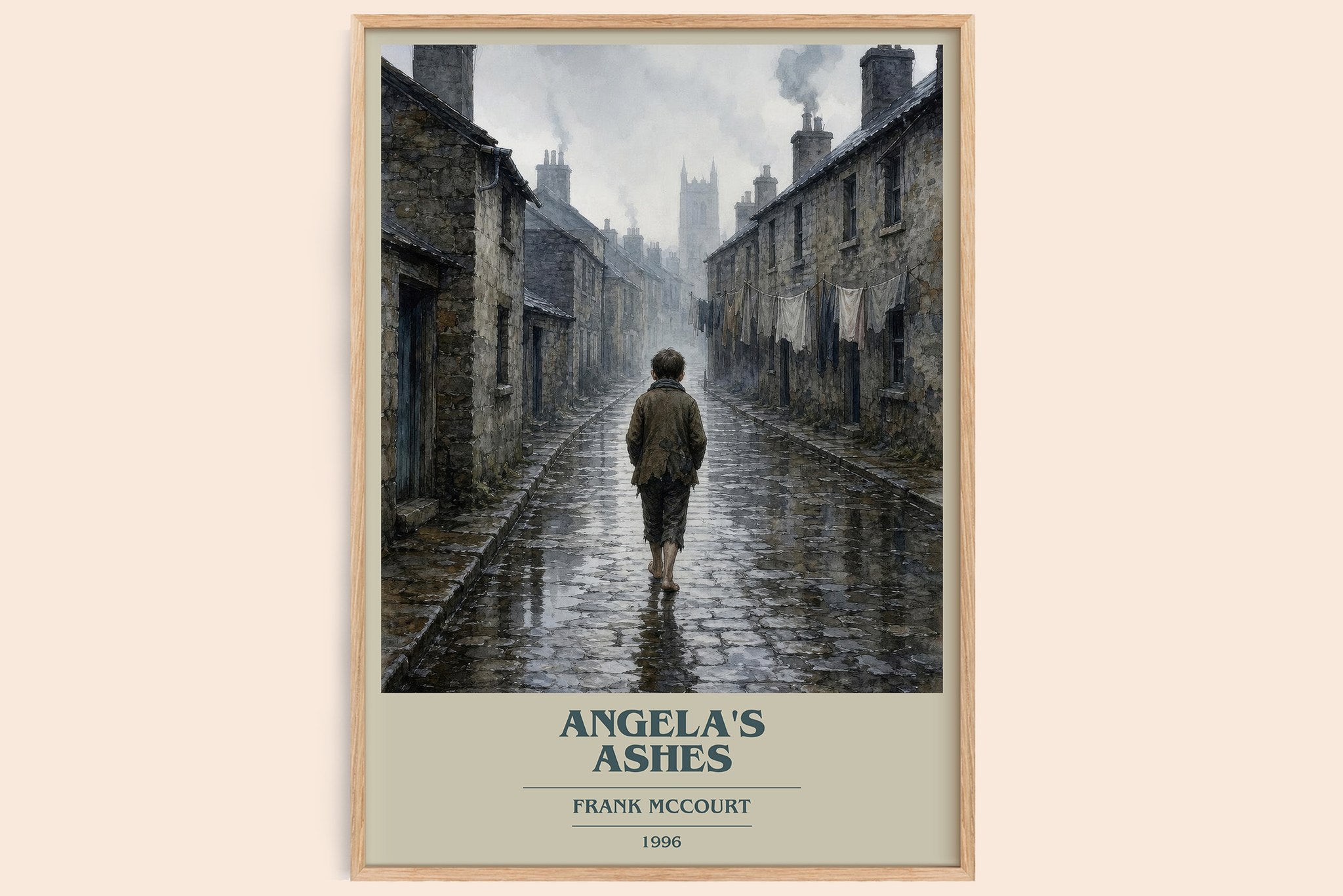 Angela's Ashes Book Cover Poster by Frank McCourt