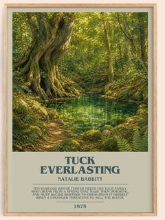 Tuck Everlasting Bookish Wall Art by Natalie Babbitt – framed poster