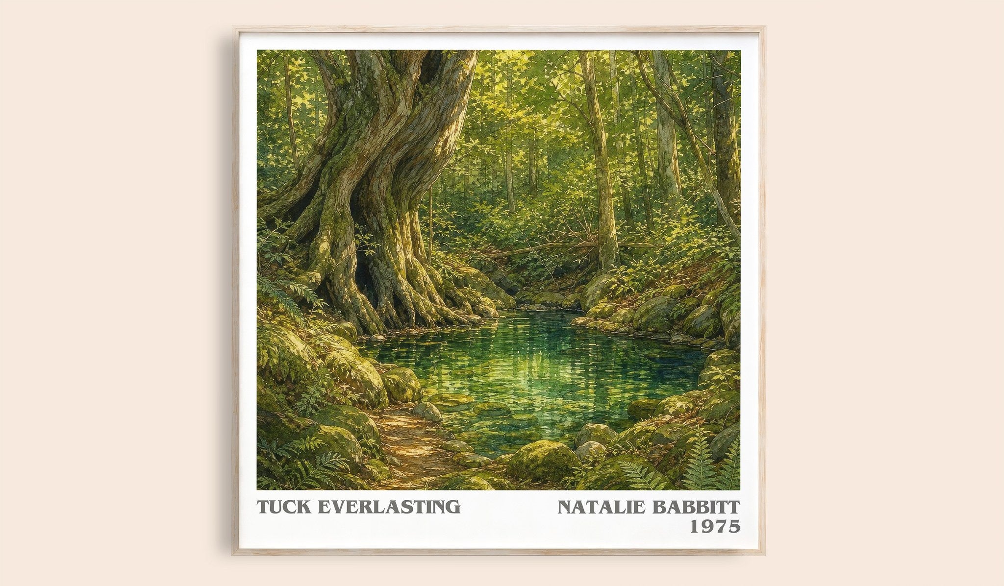 Tuck Everlasting Literary Art Print by Natalie Babbitt