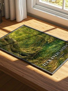 Tuck Everlasting watercolour book poster framed on wall – childrens wall art