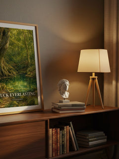 Tuck Everlasting watercolour print on bookshelf – Natalie Babbitt fan gift