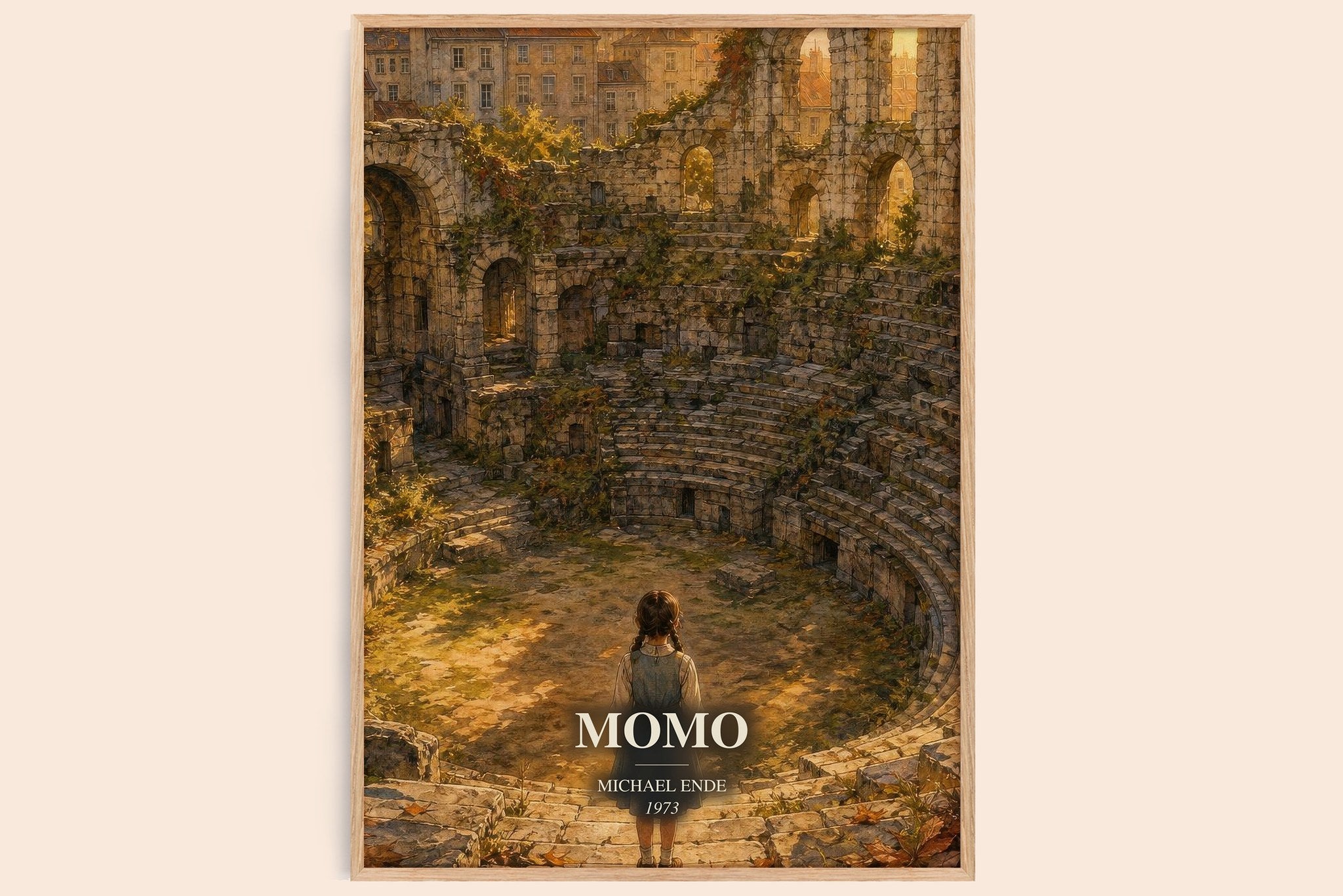 Momo Book Watercolour Illustration by Michael Ende