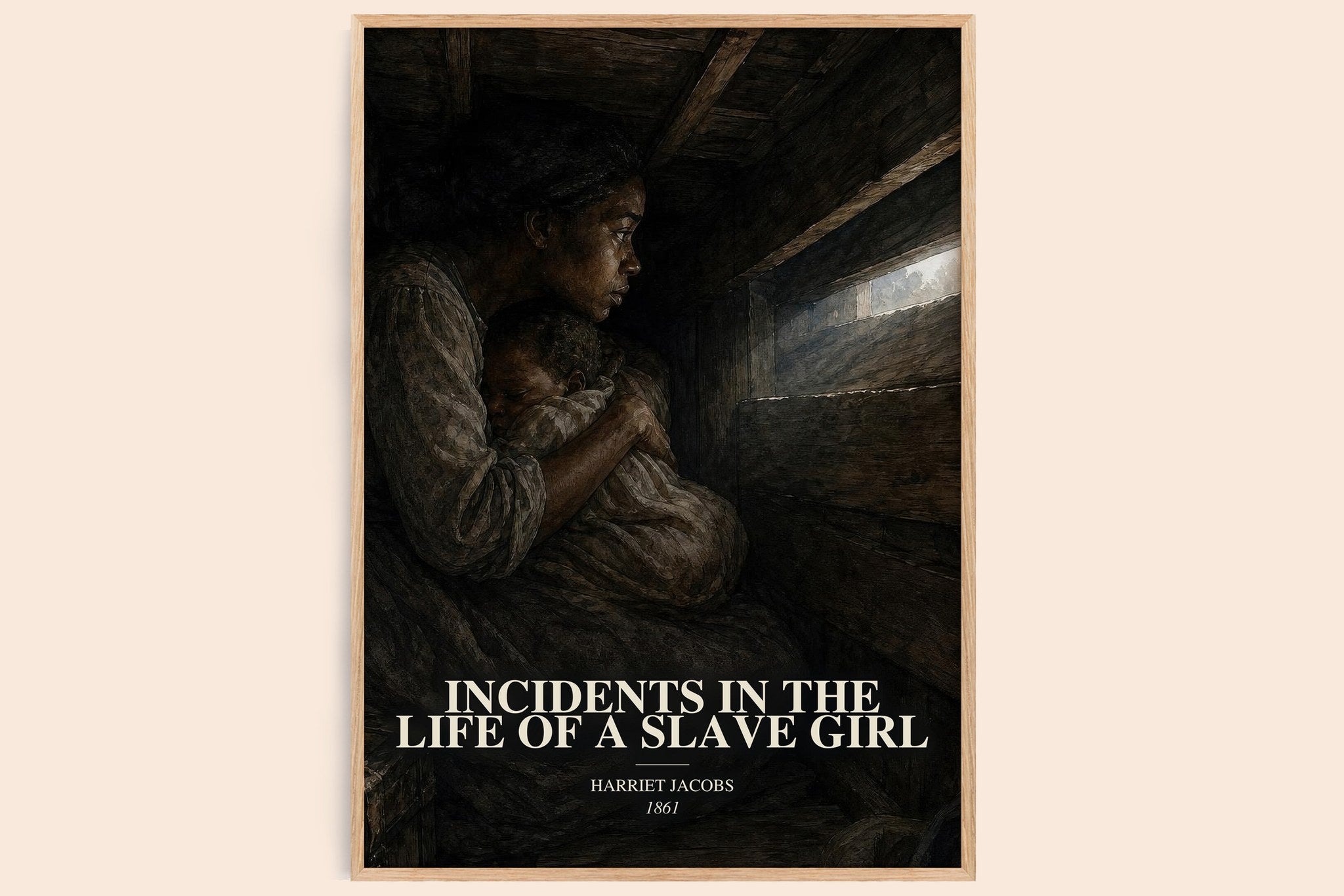 Incidents in the Life of a Slave Girl Book Watercolour Illustration by Harriet Jacobs